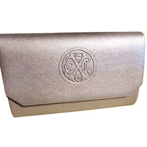 Madison Smooth Silver Clutch with Detachable Chain, Elegant Designer Handbag
